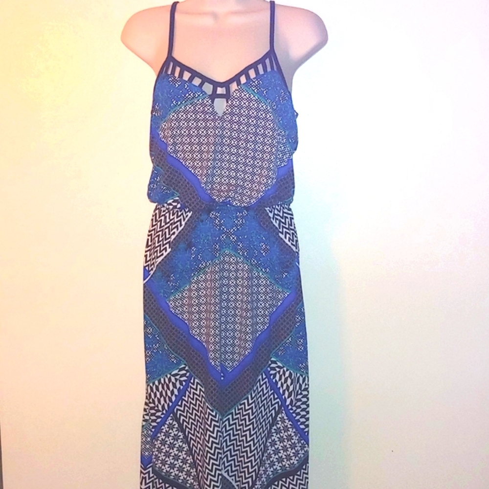 No Boundaries Junior's Maxi Dress, 7/9 NWT